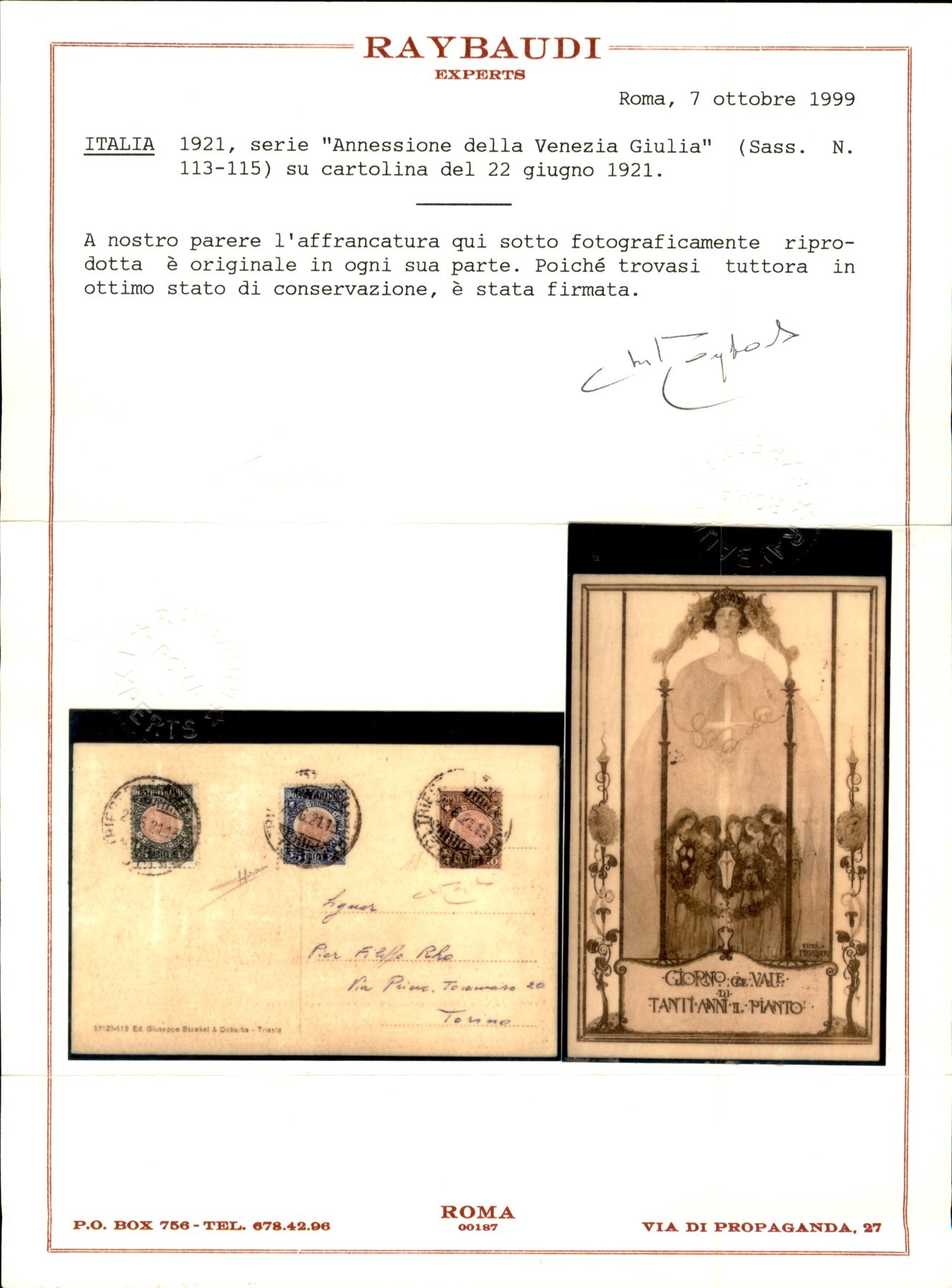 Italia / Regno / Vittorio Emanuele III / Posta Ordinaria