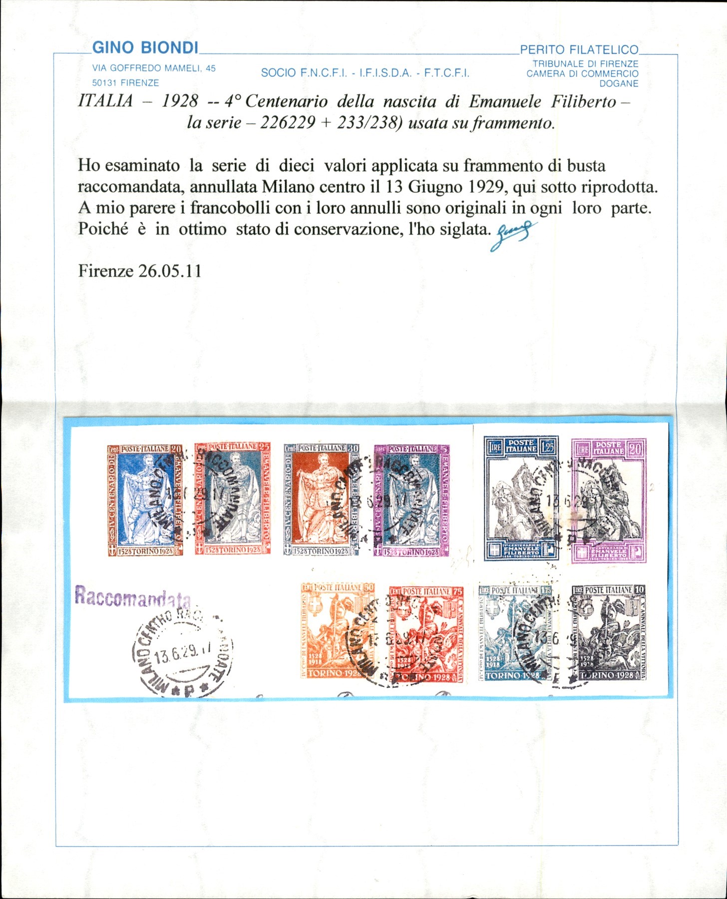 Italia / Regno / Vittorio Emanuele III / Posta Ordinaria
