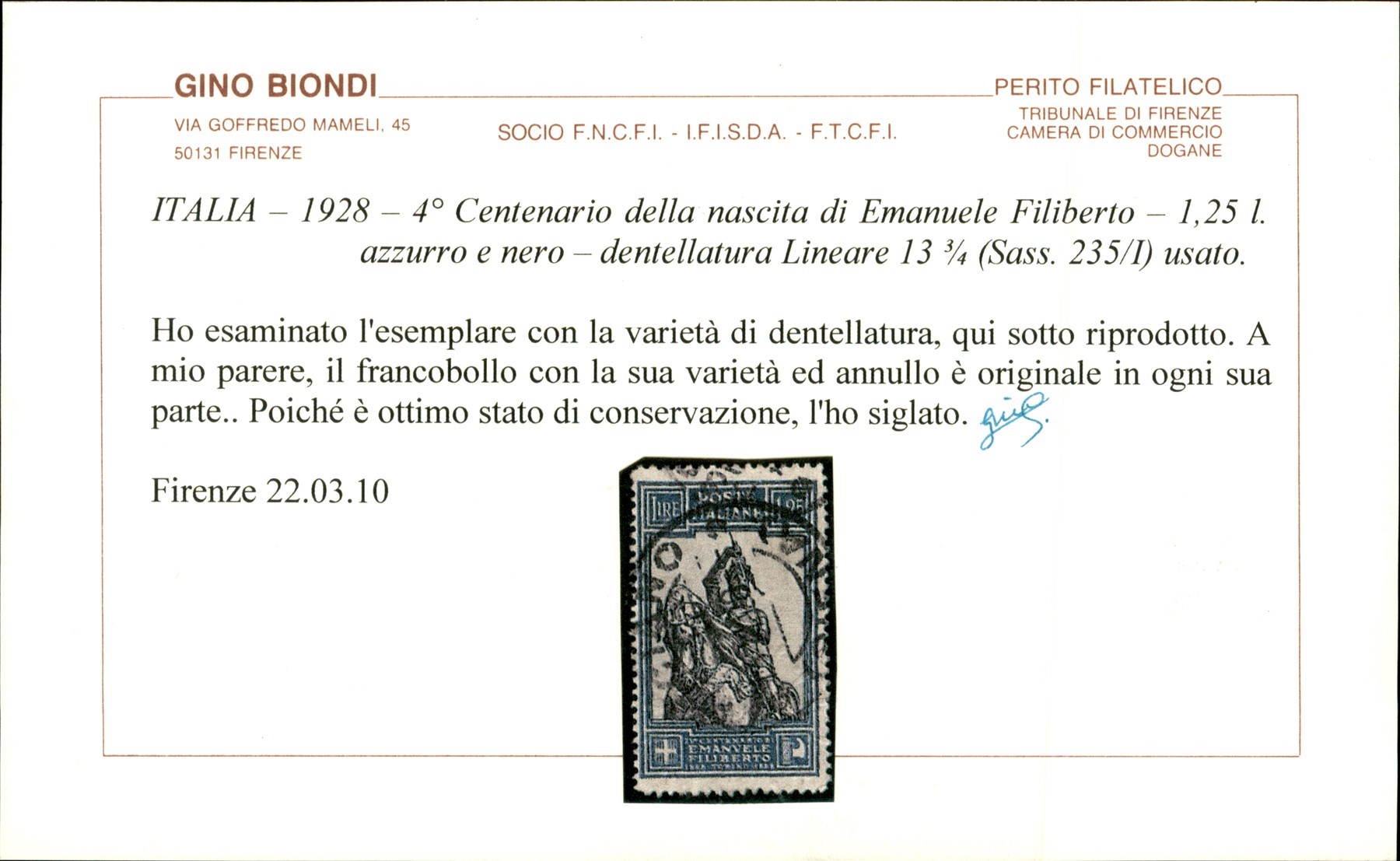 Italia / Regno / Vittorio Emanuele III / Posta Ordinaria
