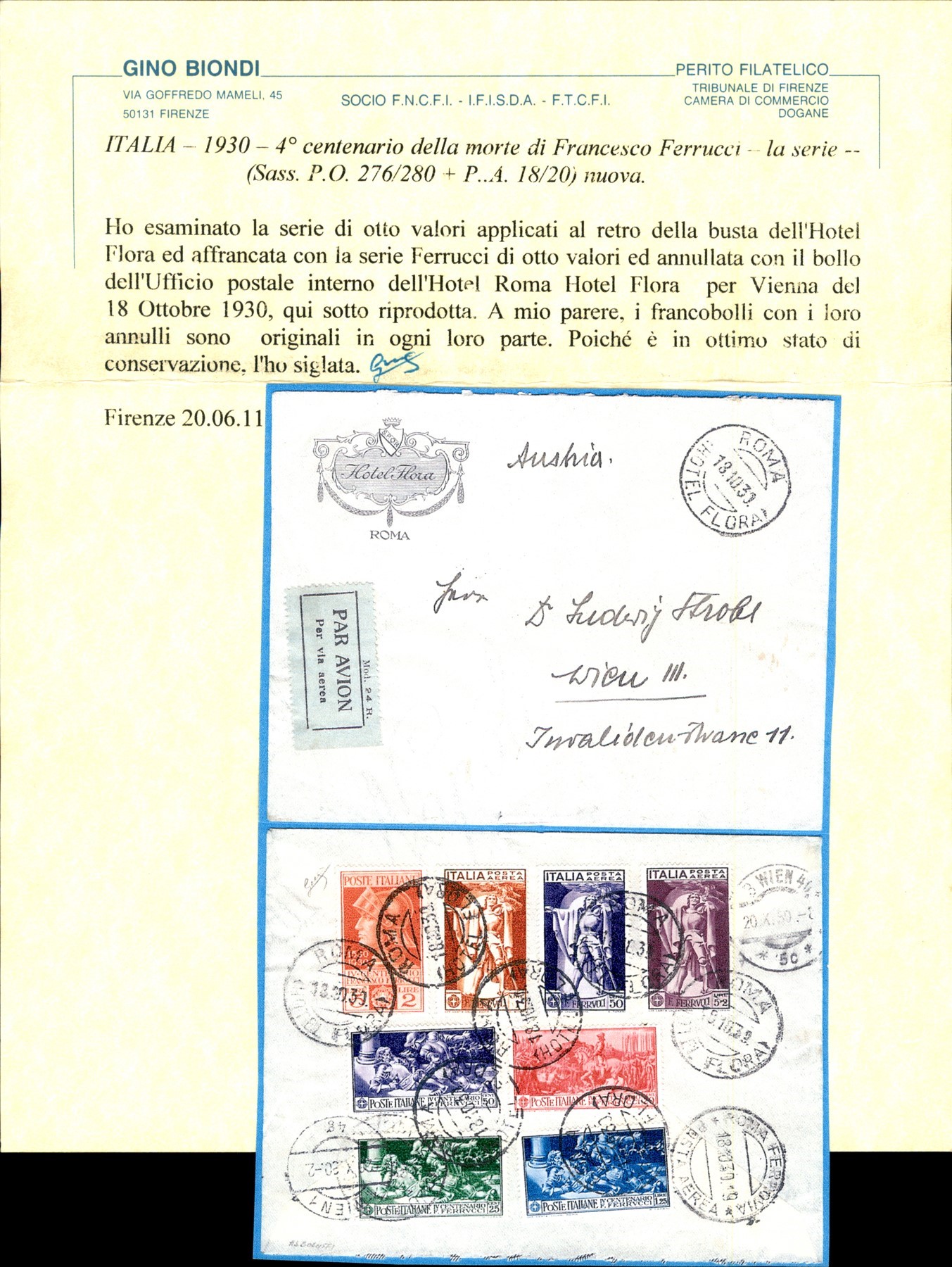 Italia / Regno / Vittorio Emanuele III / Aerogrammi