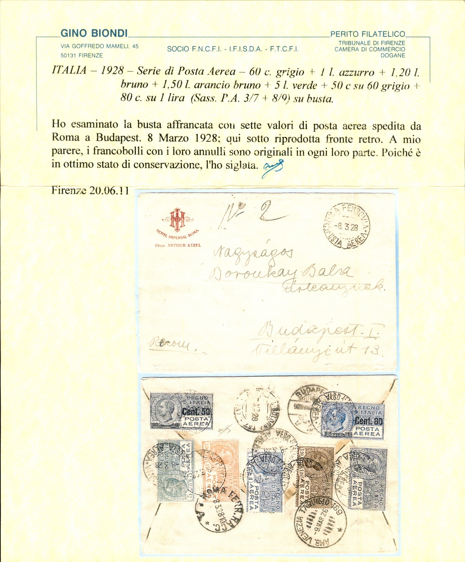 Italia / Regno / Vittorio Emanuele III / Aerogrammi