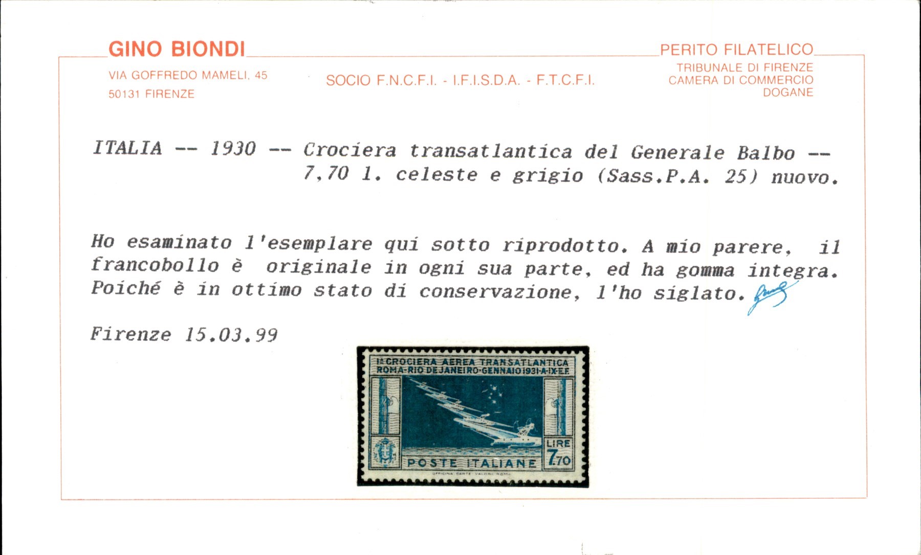 Italia / Regno / Vittorio Emanuele III / Posta Aerea