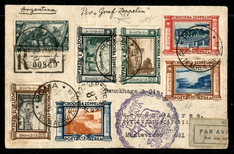 Italia / Regno / Vittorio Emanuele III / Aerogrammi