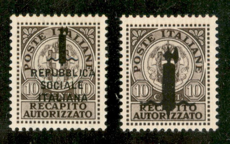 Italia / Rsi / Provvisori / Recapito Autorizzato