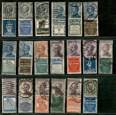 Italia / Regno / Vittorio Emanuele III / Francobolli Pubblicitari