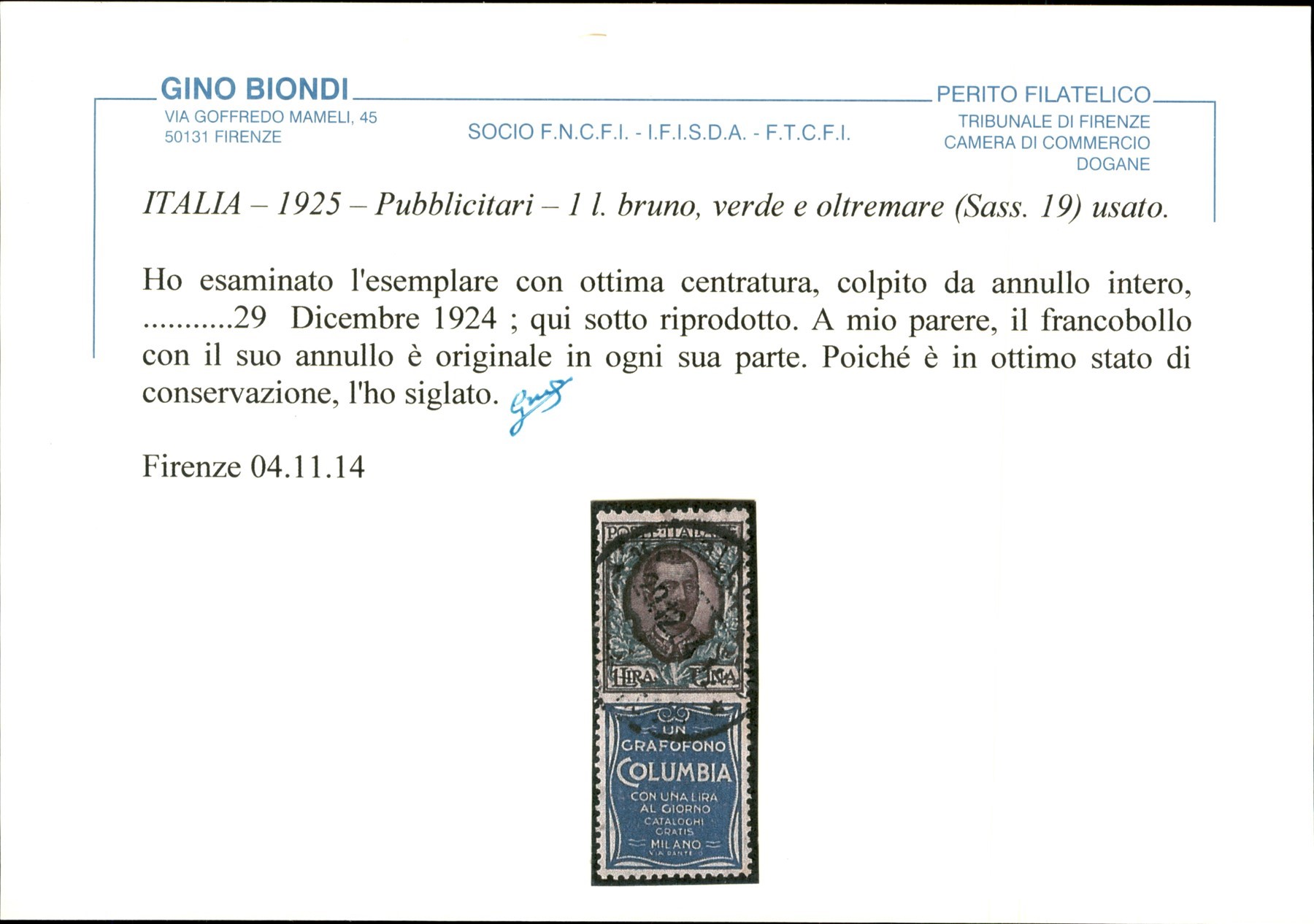 Italia / Regno / Vittorio Emanuele III / Francobolli Pubblicitari