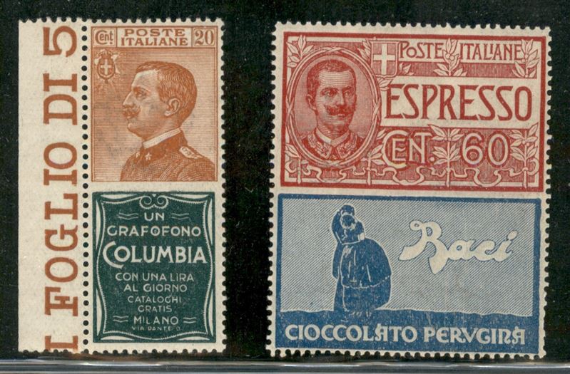 Italia / Regno / Vittorio Emanuele III / Francobolli Pubblicitari