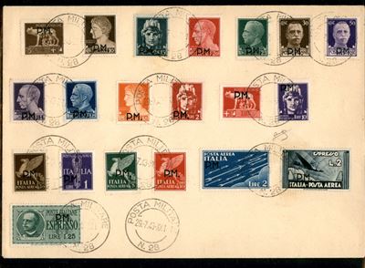 Italia / Regno / Vittorio Emanuele III / Posta Militare