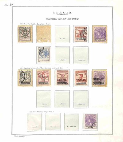 Italia / Regno / Vittorio Emanuele III / Enti Parastatali