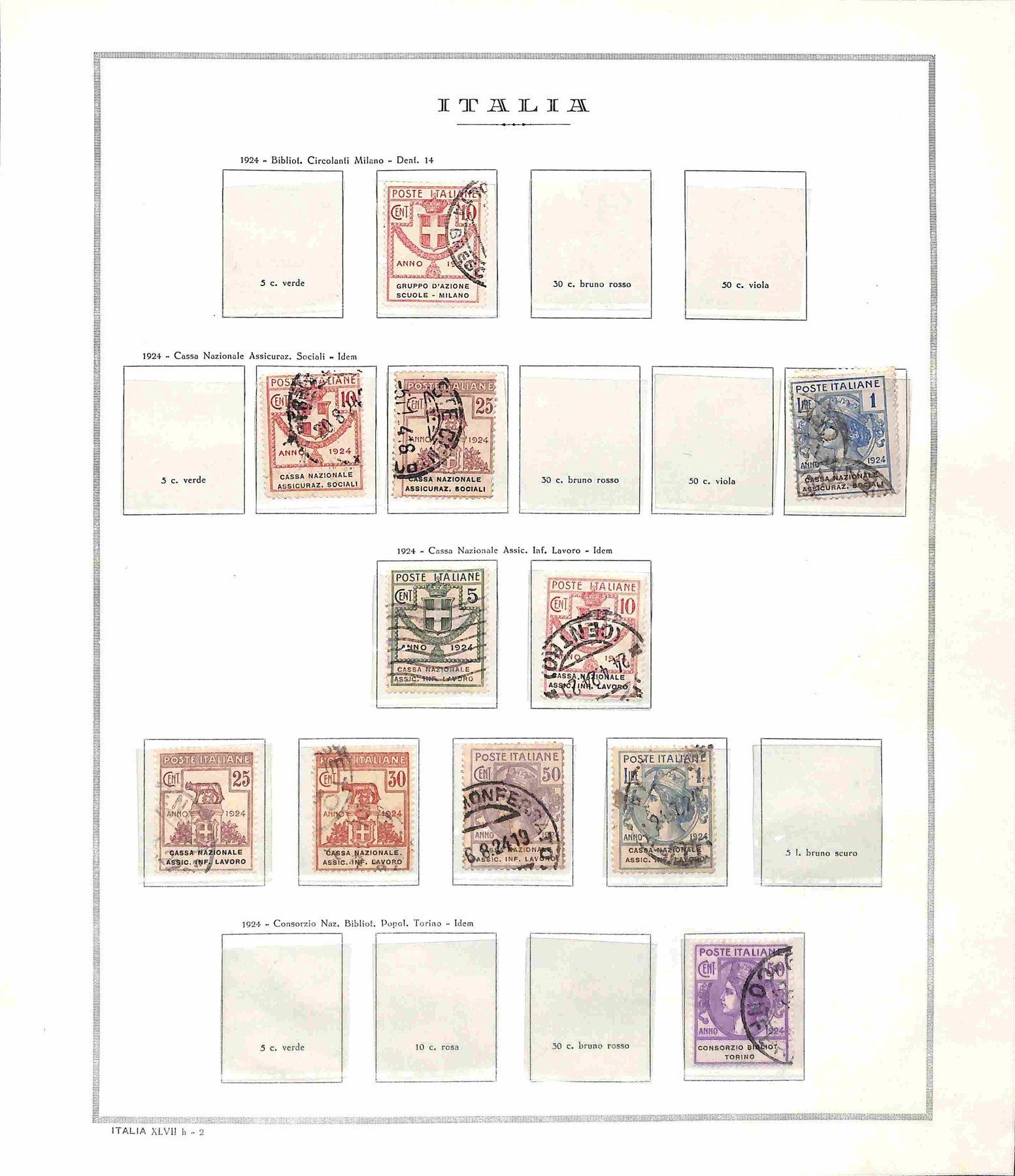 Italia / Regno / Vittorio Emanuele III / Enti Parastatali