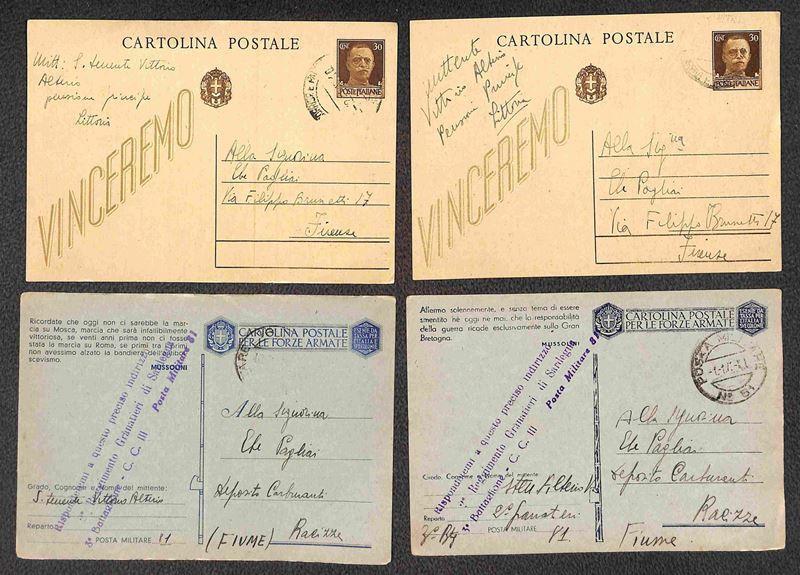 Italia / Regno / Vittorio Emanuele III / Posta Ordinaria