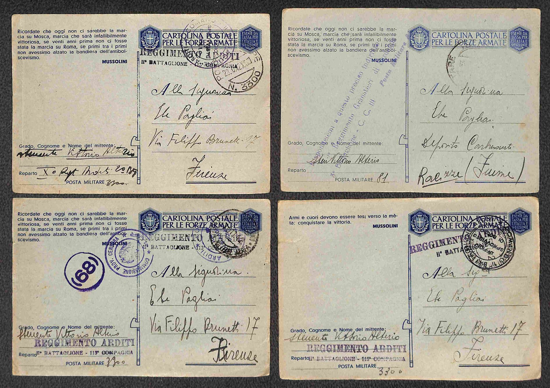 Italia / Regno / Vittorio Emanuele III / Posta Ordinaria