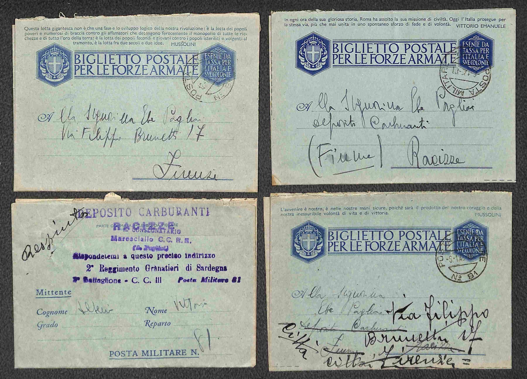 Italia / Regno / Vittorio Emanuele III / Posta Ordinaria
