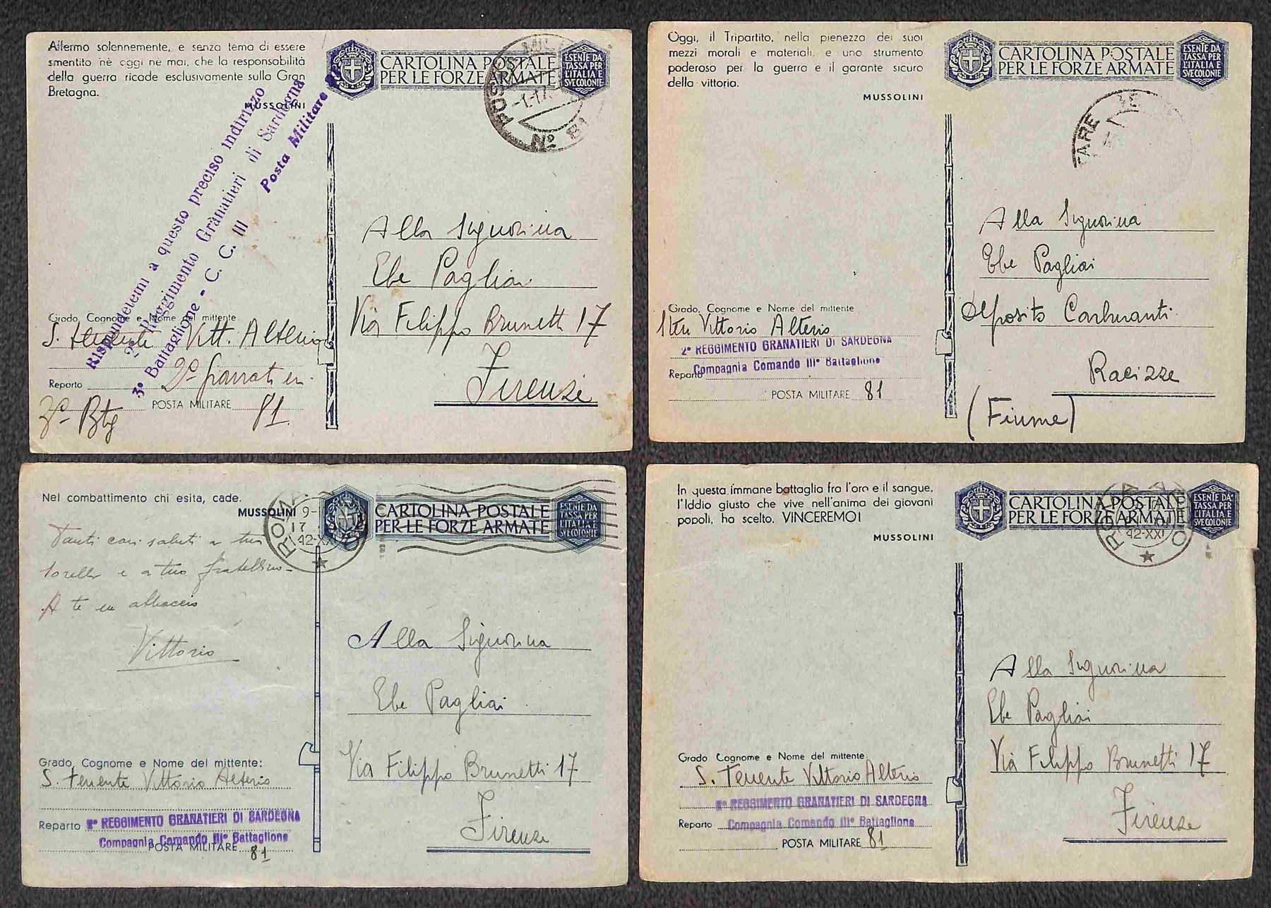 Italia / Regno / Vittorio Emanuele III / Posta Ordinaria