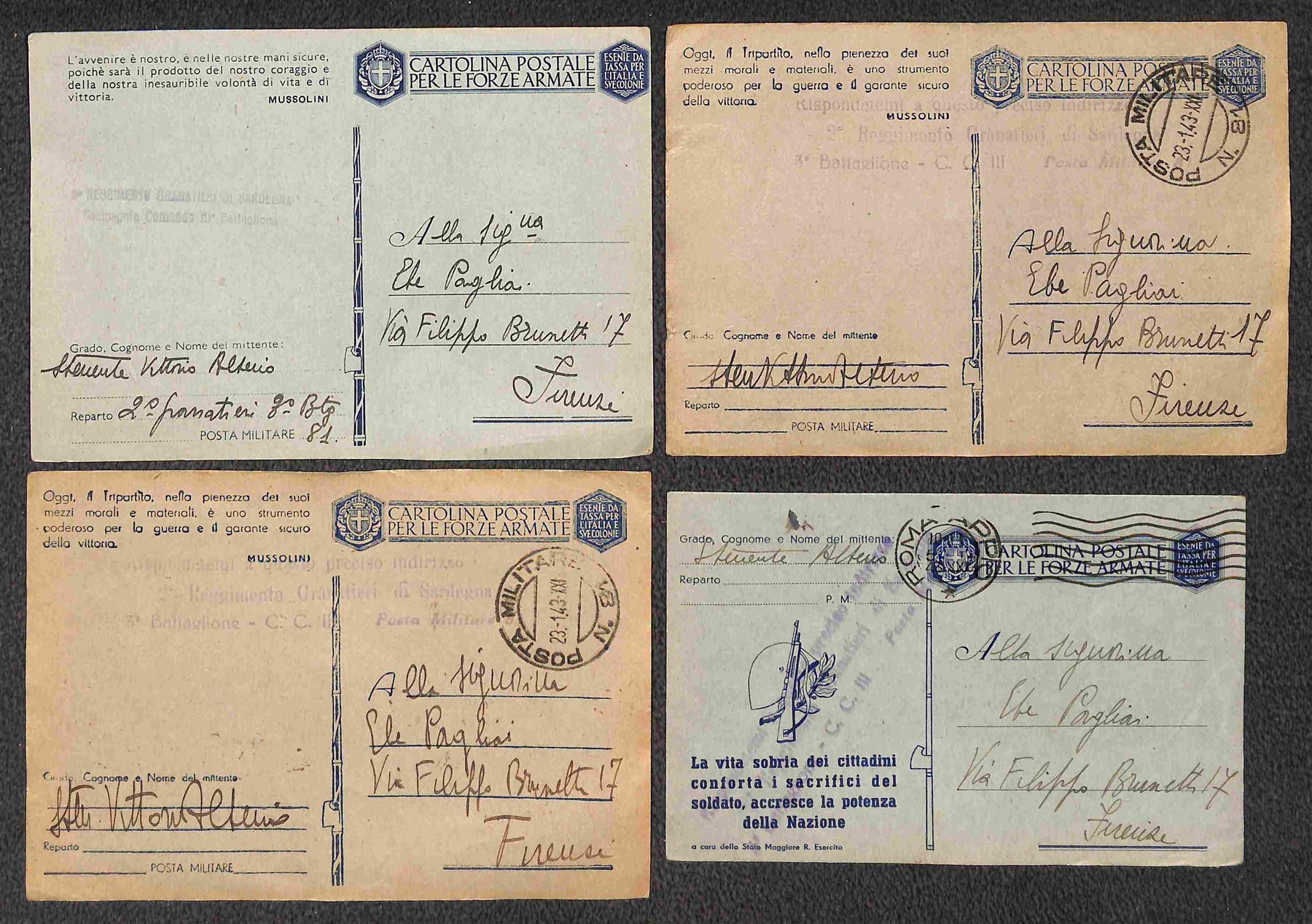 Italia / Regno / Vittorio Emanuele III / Posta Ordinaria