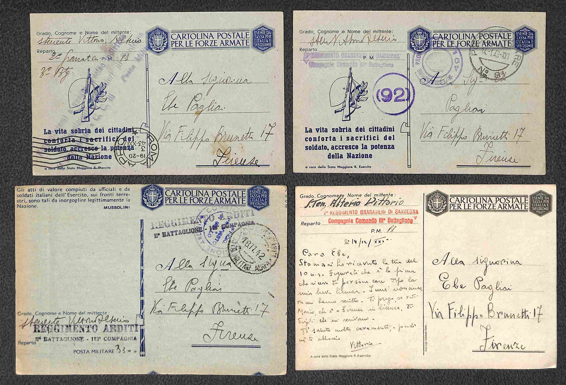 Italia / Regno / Vittorio Emanuele III / Posta Ordinaria