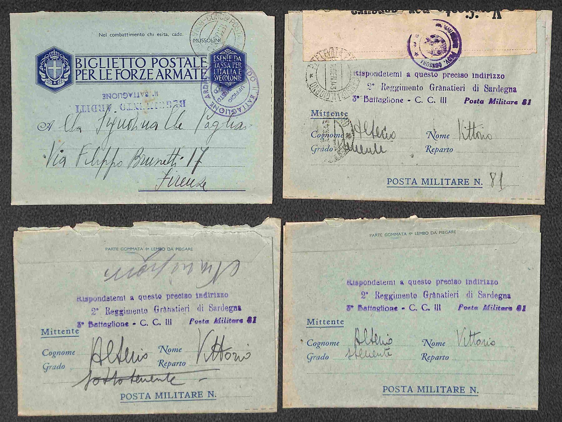 Italia / Regno / Vittorio Emanuele III / Posta Ordinaria