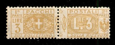 Italia / Regno / Vittorio Emanuele III / Pacchi Postali