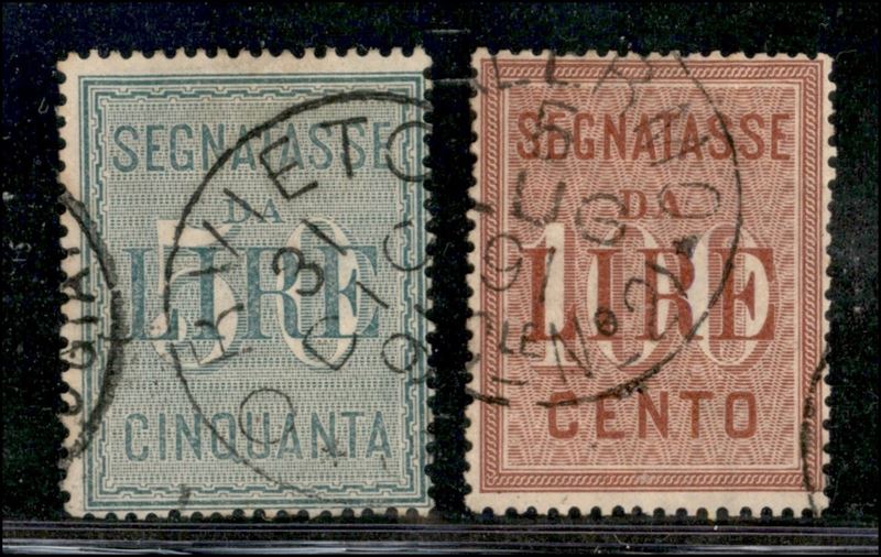 Italia / Regno / Umberto i / Segnatasse