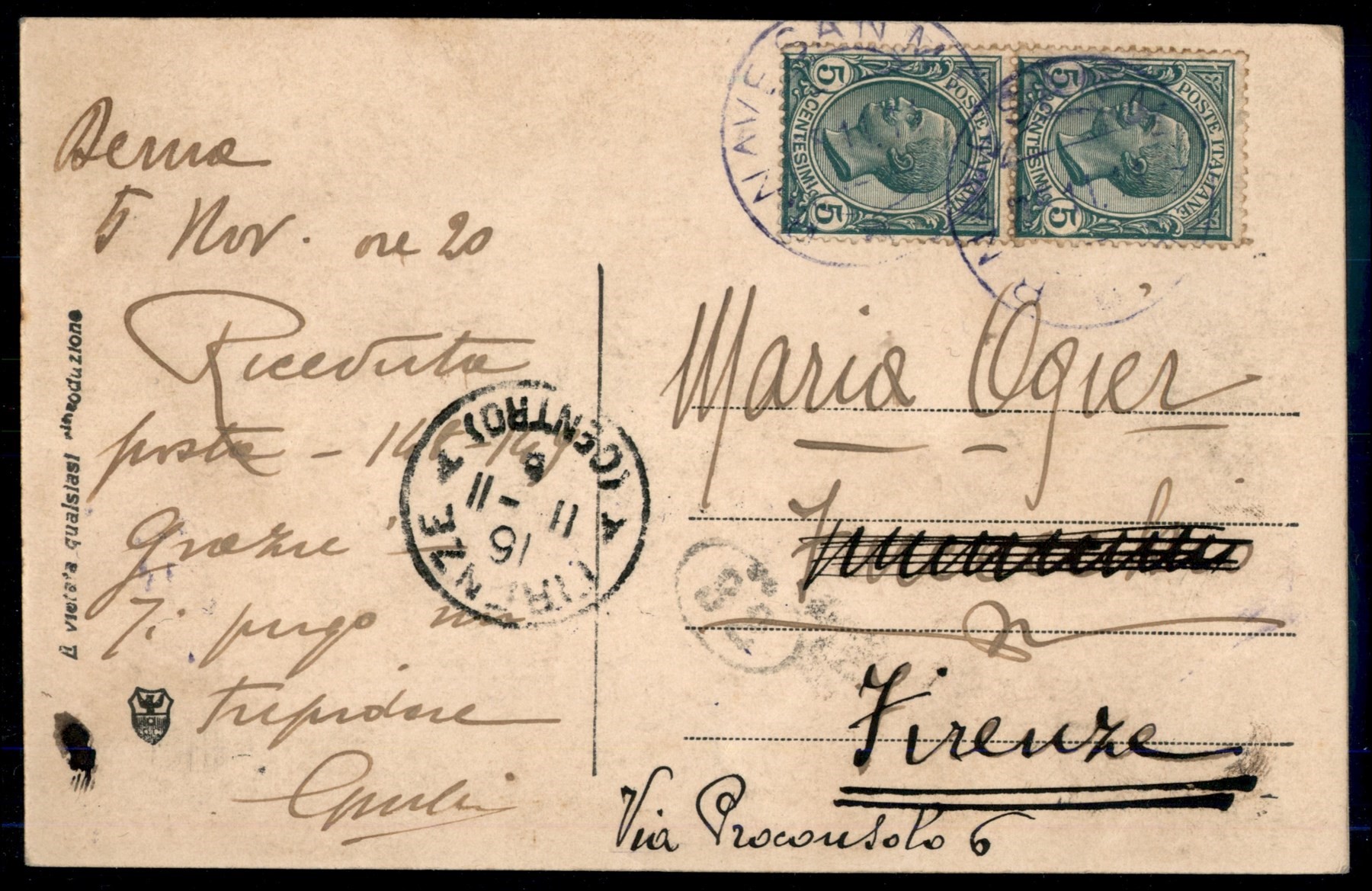 ITALIA / Regno / Vittorio Emanuele III / Navigazione