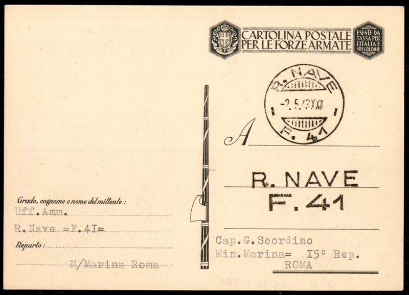 ITALIA / Regno / Vittorio Emanuele III / Navigazione