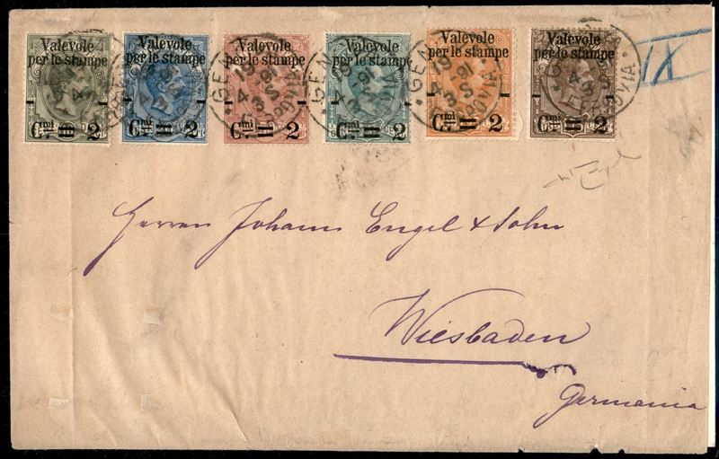 Italia / Regno / Umberto i / Posta Ordinaria