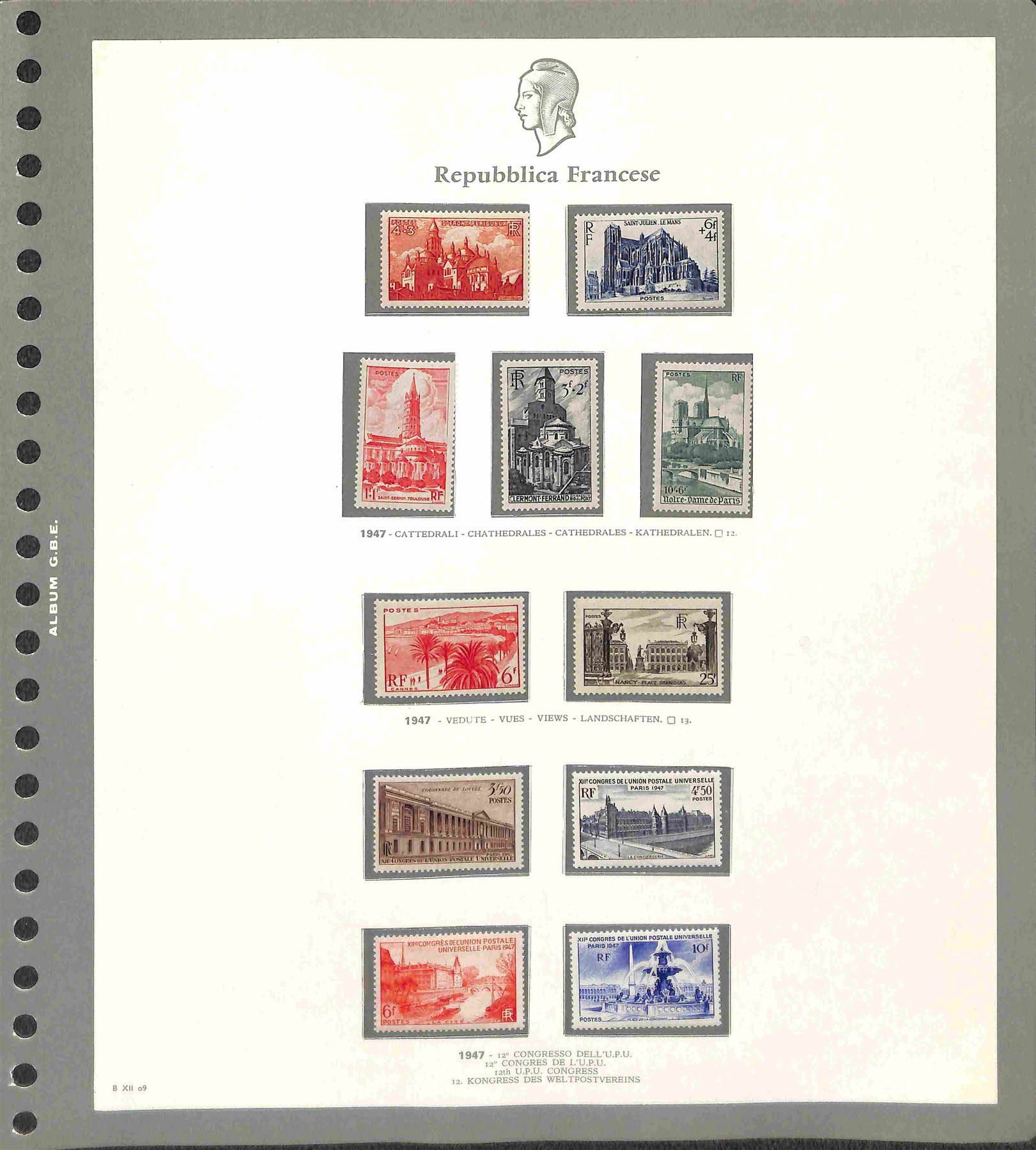 Francia / Posta Ordinaria + Aerea