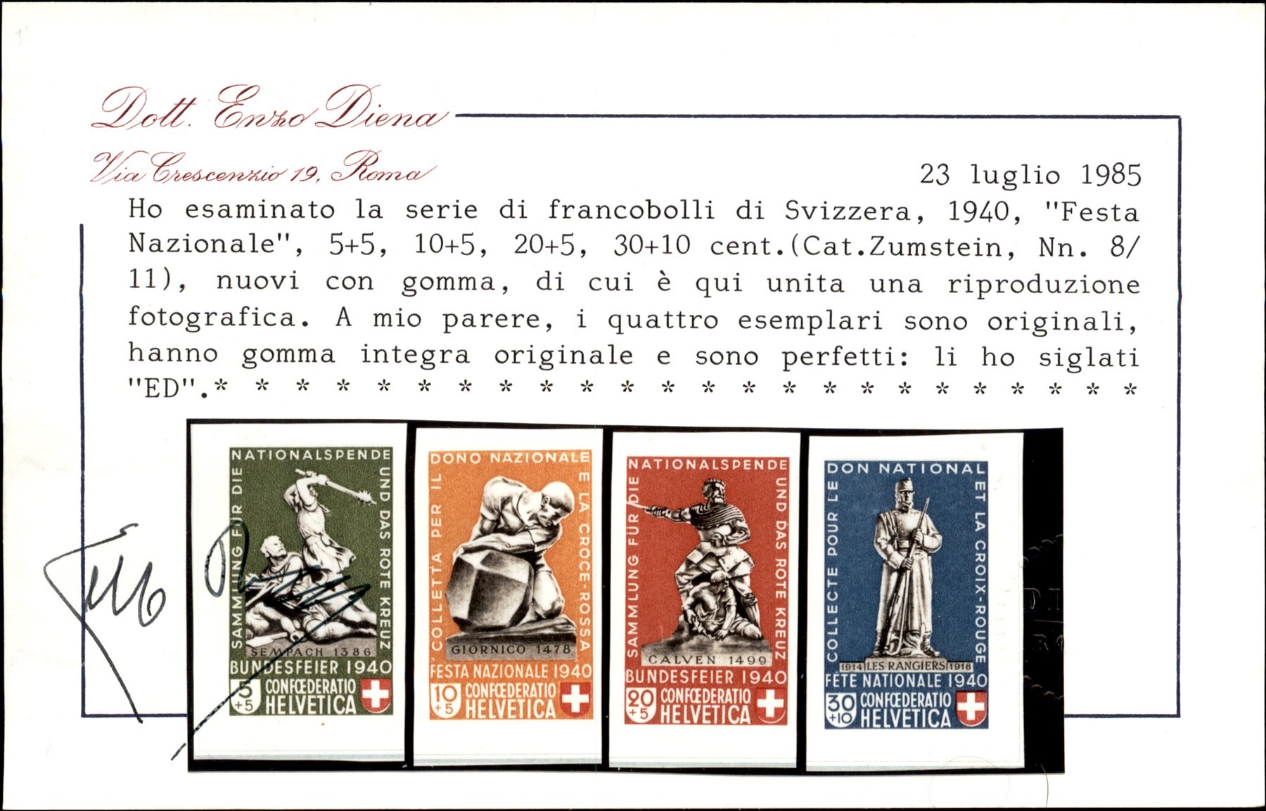Svizzera / Posta Ordinaria