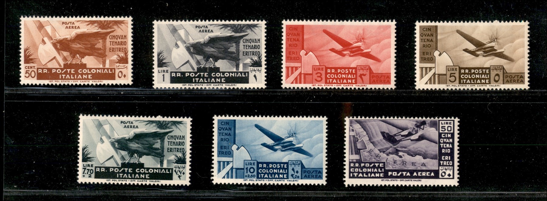 Italia / Colonie / Emissioni Generali / Posta Ordinaria + Aerea