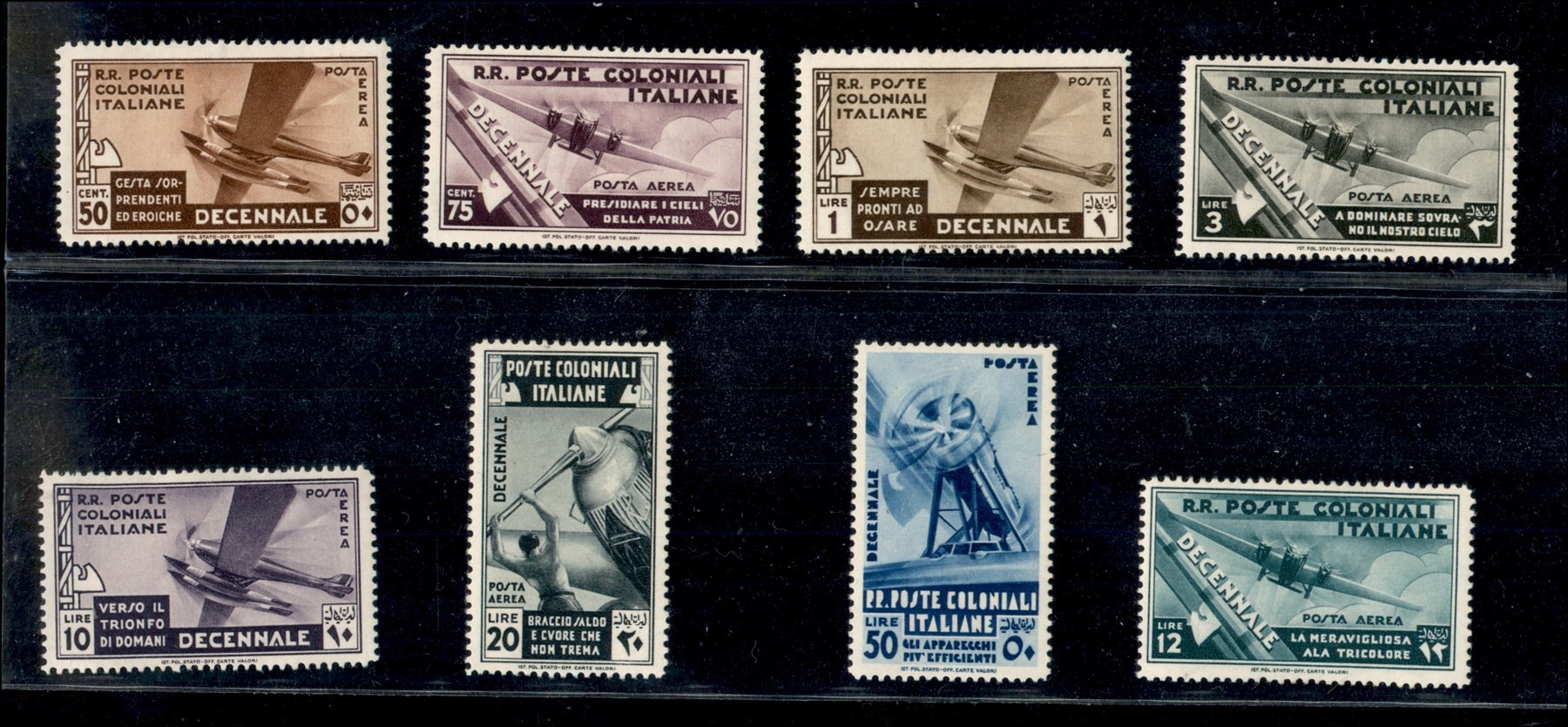 Italia / Colonie / Emissioni Generali / Posta Ordinaria + Aerea