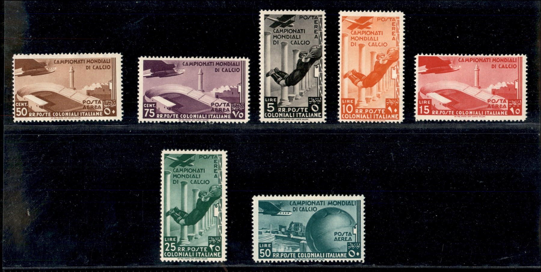 Italia / Colonie / Emissioni Generali / Posta Ordinaria + Aerea