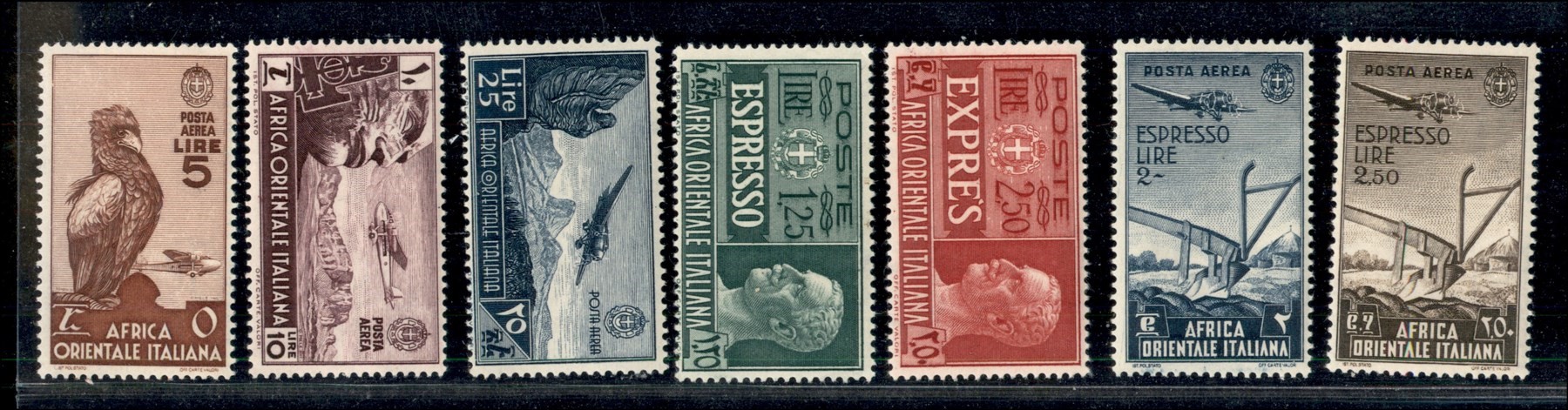 Italia / Colonie / Africa Orientale Italiana / Posta Ordinaria + Aerea + Espressi