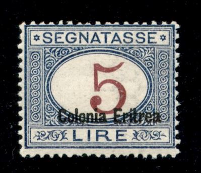 Italia / Colonie / Eritrea / Segnatasse