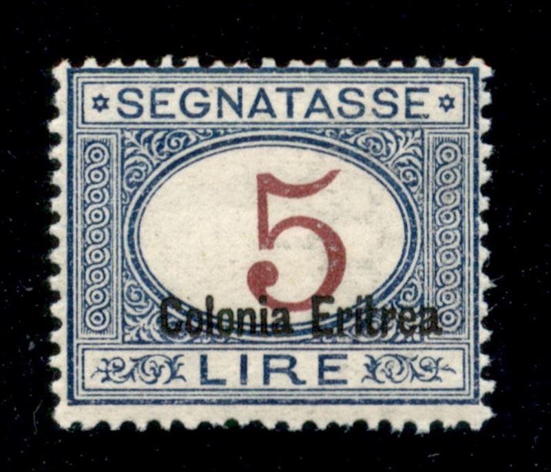 Italia / Colonie / Eritrea / Segnatasse