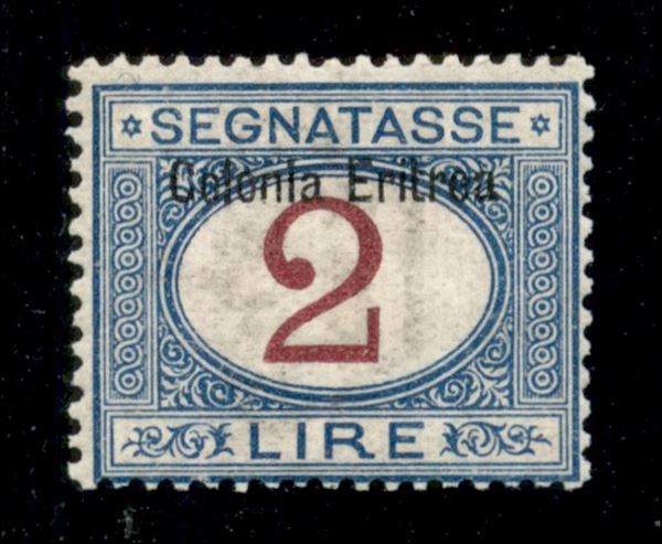 ITALIA / Colonie / Eritrea / Segnatasse