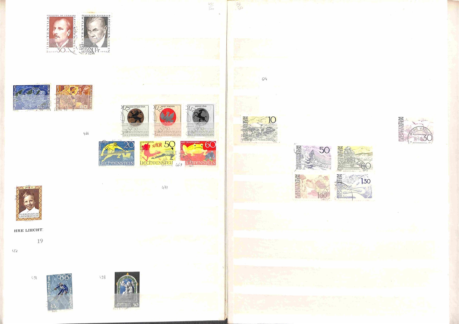 Liechtenstein / Posta Ordinaria