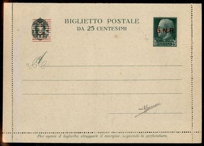 Italia / Rsi / G.n.r. Brescia / Posta Ordinaria