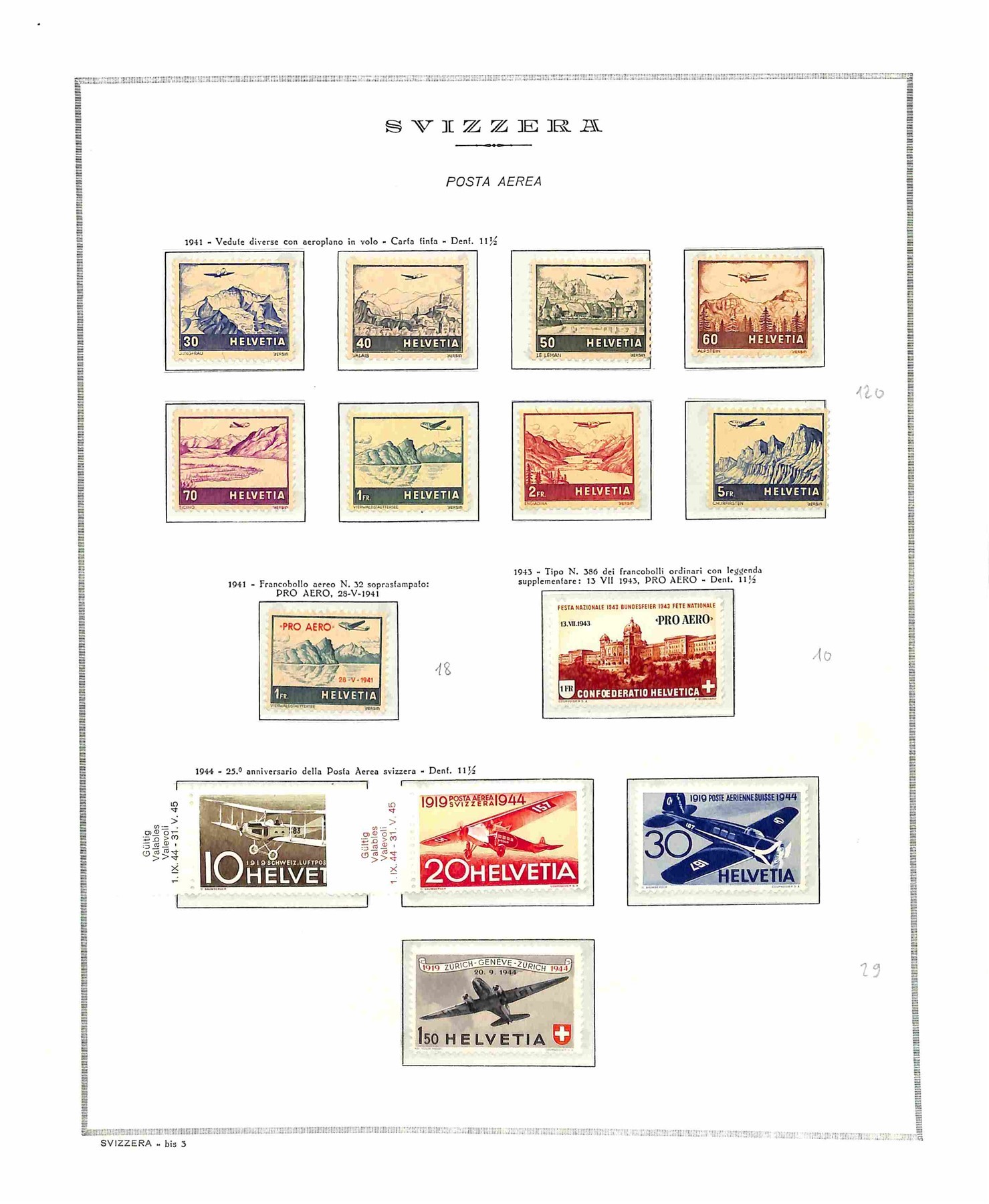 Svizzera / Posta Ordinaria