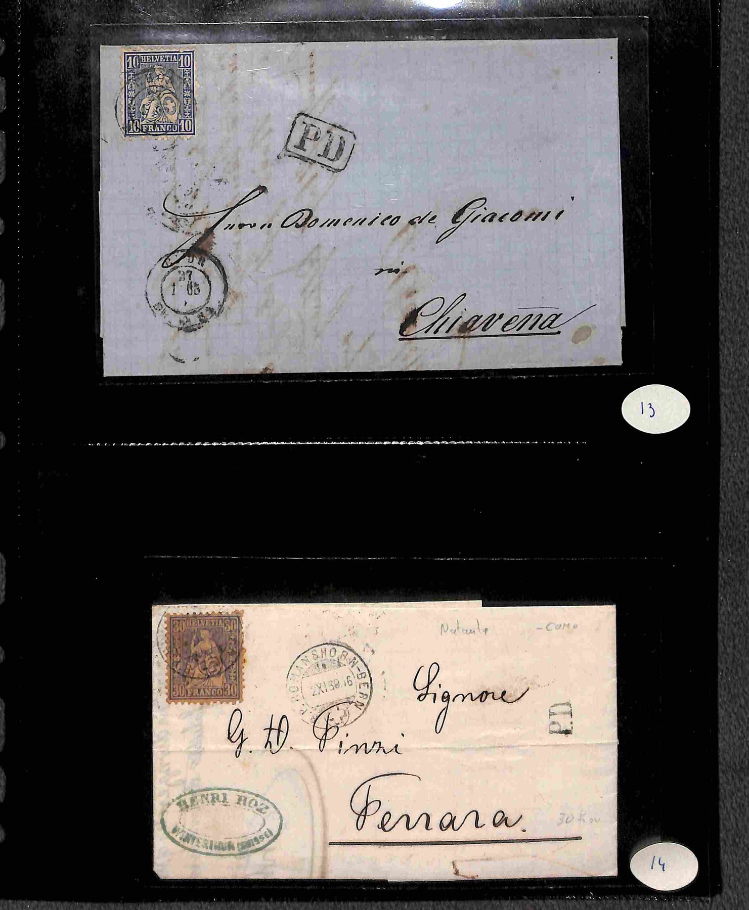 Svizzera / Posta Ordinaria