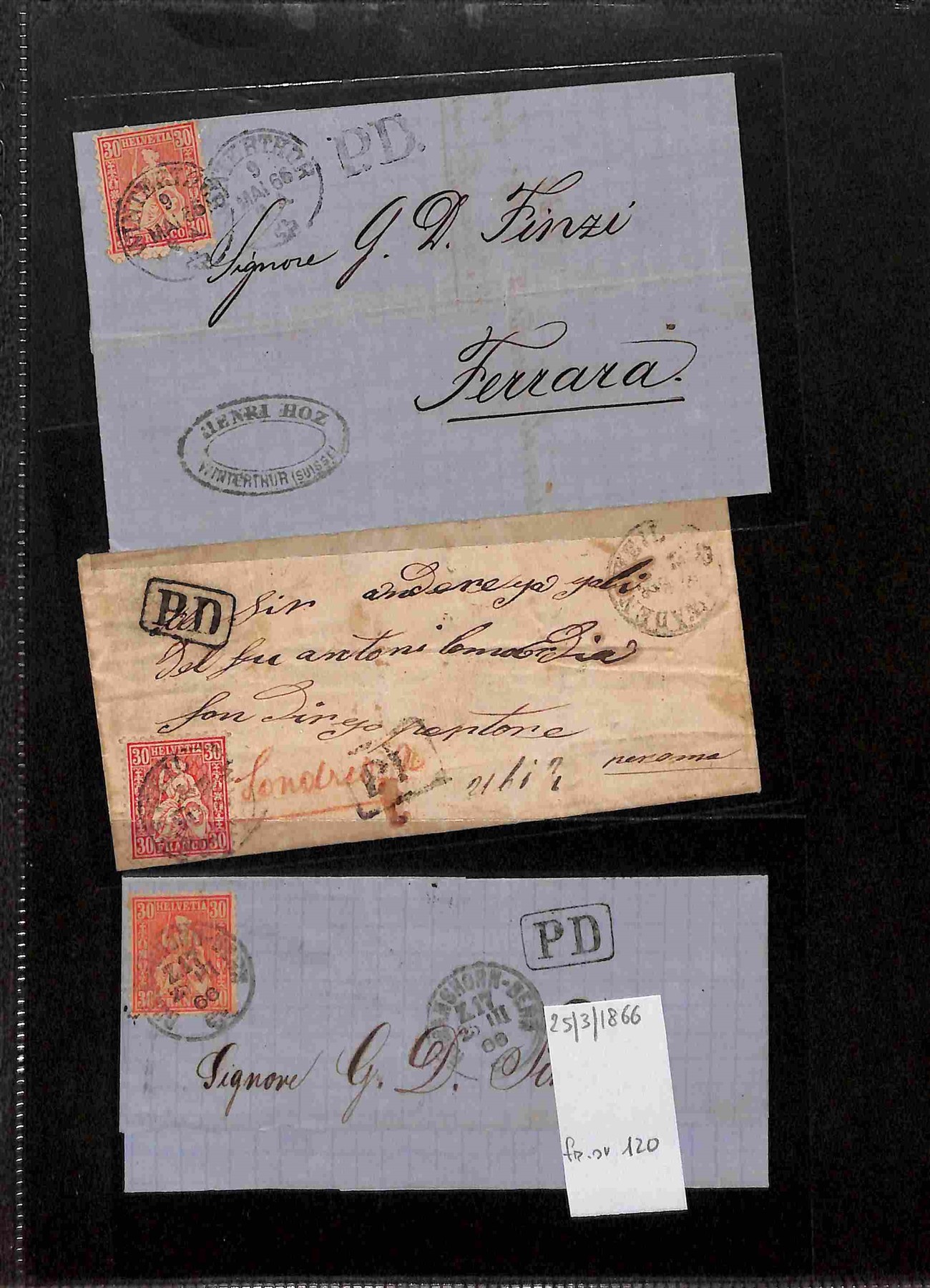Svizzera / Posta Ordinaria