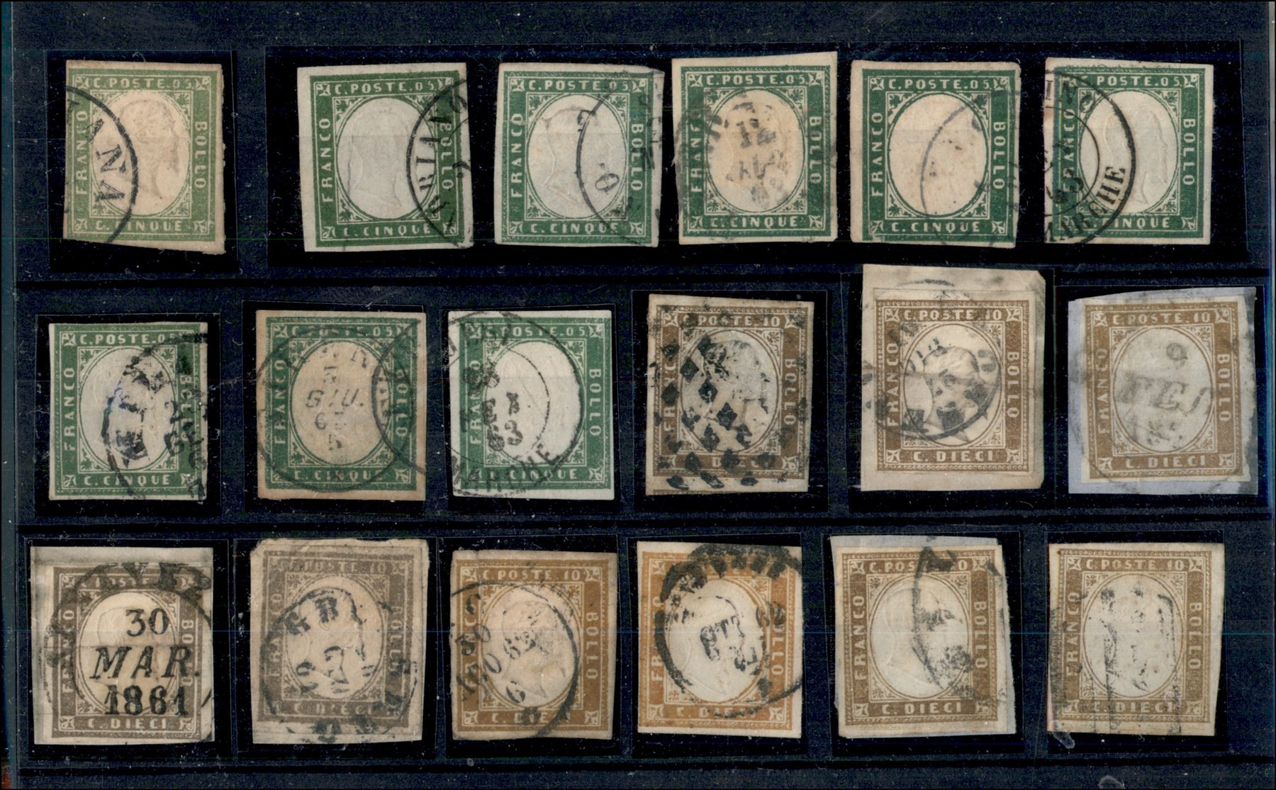 ITALIA / Antichi Stati Italiani / Sardegna / Posta ordinaria