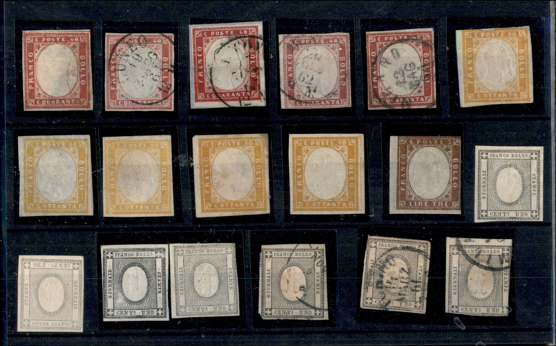 ITALIA / Antichi Stati Italiani / Sardegna / Posta ordinaria