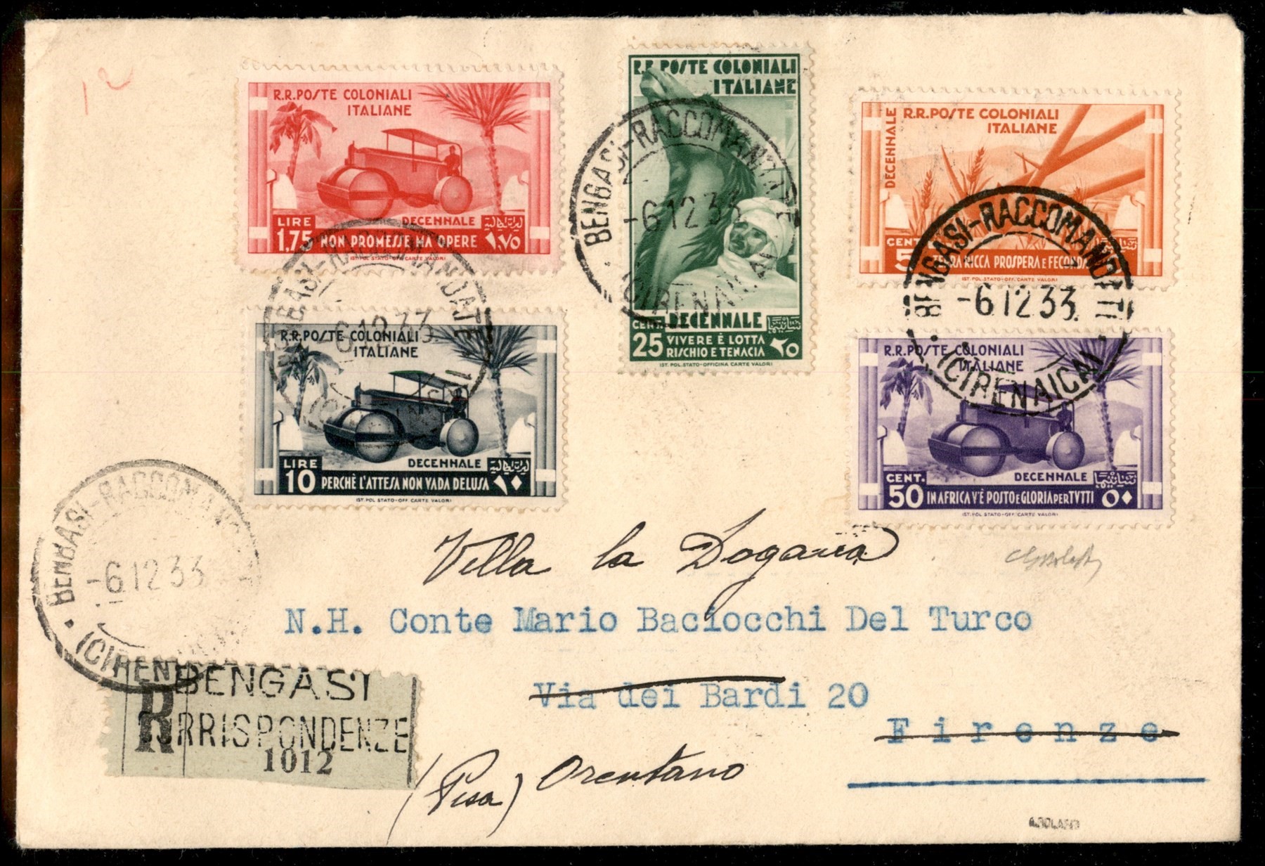 Italia / Colonie / Emissioni Generali / Posta Ordinaria