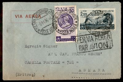 Italia / Regno / Vittorio Emanuele III / Aerogrammi