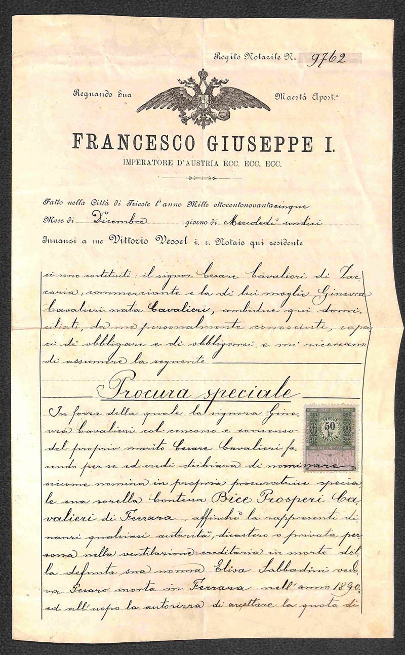 Italia / Regno / Vittorio Emanuele III / Segnatasse