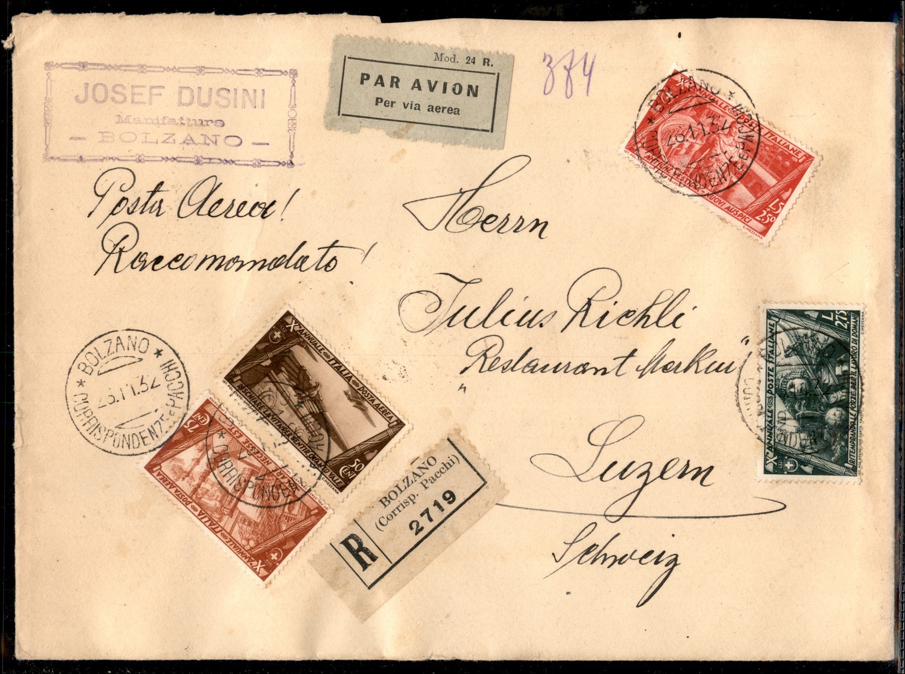 Italia / Regno / Vittorio Emanuele III / Posta Ordinaria + Aerea + Espressi