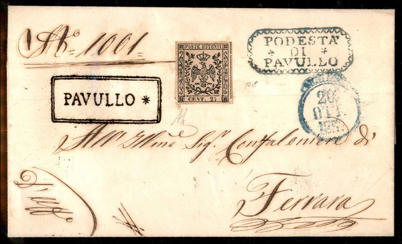 Italia / Antichi Stati Italiani / Modena / Posta Ordinaria