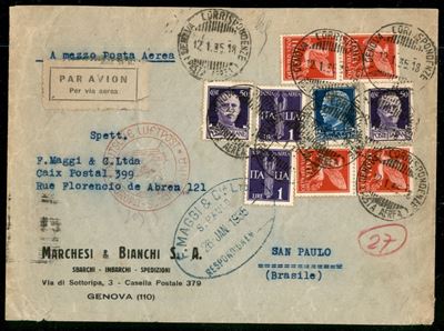Italia / Regno / Vittorio Emanuele III / Aerogrammi
