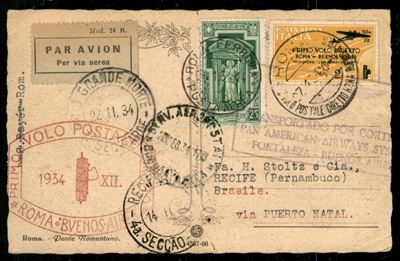 Italia / Regno / Vittorio Emanuele III / Posta Aerea