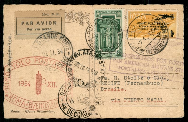 Italia / Regno / Vittorio Emanuele III / Posta Aerea